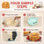 4" Create Fun Holiday Waffles with terchangeable Plates, Mini Maker