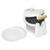 Rotating Belgian Waffle Maker, White Icing