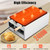 Commercial Waffle Maker, 6PCS Fish-shaped Waffle Baker Machine, 2400W Non-Stick Stainless Steel Belgium Waffle Iron with Temp and Time Control, Double-sided Heating Plate, for Home Bakery Snack Bar