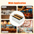 Taiyaki Machine - Fish-Shaped Waffle Maker, Nonstick Double Pan Mold, Adjustable Temperature 50-300°C, Ideal for Jam or Ice Cream Waffles