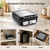 ARLIME 4-Slice Belgian Waffle Maker, 1200W Square Waffle Iron