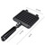 XJPWZER Pan Iron Nonstick Waffle Maker Gas Stove Top Skillet Pancake for Sandwich Toaster Breakfast Frying