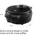 Anti-Overflow Belgian Waffle Maker with Shade Selectors Non-Stick Plates