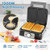 Trygoal 2-Slice Waffle Iron, Waffle Maker with Adjustable Browning Control