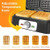Trygoal 2-Slice Waffle Iron, Waffle Maker with Adjustable Browning Control