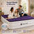 CHILLSUN Queen Air Mattress, Built-in Pump, 18 Inch Raised, 650 lb Max