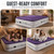 CHILLSUN Queen Air Mattress, Built-in Pump, 18 Inch Raised, 650 lb Max