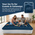 dkesdk 16 Inch Queen Air Mattress with Built-in Pump Inflates in 3 Minutes