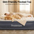 Prosenses Queen Air Mattress with Built-in Pump 18in, Airtight PVC Bonding