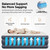 Prosenses Queen Air Mattress with Built-in Pump 18in, Airtight PVC Bonding