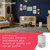Frigidaire PureA300 HEPA Air Purifier for Small Bedrooms, Covers up to 850 Sq. Ft., 3-Stage Filtration, Energy Star Certification, Air Quality Monitoring, Smart Mode, Ultra Quiet, White
