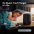 VOOPNU Air Purifiers for Bedroom, High Efficiency Filter, 1076 Ft², Black