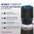 WINIX A230 Air Purifier for Bedroom Up to 1110 Ft² in 1 Hr With Air Quality Monitor, True HEPA, Carbon Filter and Auto Mode, Captures Pet Allergies, Smoke, Dust