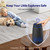 Air Purifiers for Home Bedroom, 3-in-1 HEPA Filter for Pets Dander Dust Pollen Smoke Odors, Quiet Air Cleaner with Sleep Mode, 12H Timer, Night Light, Aromatherapy, Safety Lock, Black