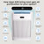Air Purifiers for Home Large Room Up to 3000 sq ft, H13 HEPA Filter Washable, PM2.5 Air Quality Sensor, Quiet Sleep Mode, 8X Dual-Side Air Cleaner for Bedroom Pet Dander Smoke Dust Pollen