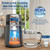 4L Countertop Water Distiller | 110V 750W Efficient Distilled Water Maker, Frosted Matte Grey Housing & Glass Pitcher