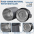 4L Countertop Water Distiller | 110V 750W Efficient Distilled Water Maker, Frosted Matte Grey Housing & Glass Pitcher