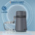 4L Countertop Water Distiller | 110V 750W Efficient Distilled Water Maker, Frosted Matte Grey Housing & Glass Pitcher