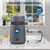 4L Countertop Water Distiller | 110V 750W Efficient Distilled Water Maker, Frosted Matte Grey Housing & Glass Pitcher