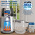 4L Countertop Water Distiller | 110V 750W Efficient Distilled Water Maker, Silver Housing & Glass Pitcher