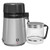 4L Countertop Water Distiller | 110V 750W Efficient Distilled Water Maker, Silver Housing & Glass Pitcher