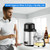1.1Gal Water Distiller, 750W Distilled Water Maker Machine 0-99H Timing Set Temp Display, Glass Pot, Stainless Steel Interior Drinking Machine to Make Clean Water, Silver