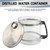 1 Gallon/ 4l Glass Water Bottle Carafe for Distiller with Counter Top