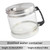 1 Gallon/ 4l Glass Water Bottle Carafe for Distiller with Counter Top