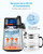 VEVOR Water Distiller, 6L/1.6 Gallon Larger Water Distilled Machine, 900W Distilling Water Maker with Glass Carafe, 0-99H Timing Set, Time & Temp Display, 304 Stainless Steel Water Stiller, Silver