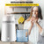 Water Distiller, 0.3Gal/H, 750W Distilled Water Maker Machine 0-99H Timing Set Temp Display, 304 Stainless Steel 4L Pure Water Distiller Machine for Offices Homes, White
