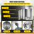 Water Distiller, 0.3Gal/H, 750W Distilled Water Maker Machine 0-99H Timing Set Temp Display, 304 Stainless Steel 4L Pure Water Distiller Machine for Offices Homes, White