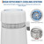 GarveeHome Water Distillers for Home Countertop, 1Gal/4L Stainless Steel Distilled Water Machine with Glass Container, 750W Desktop Drinking Purifier Filter Distilling Kit