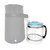 4L Distilled Water Collector Container Countertop Distiller Transparent Design Glass Collection Bottle Distilled Water Container for Beauty Care