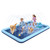 Bilibara 97 x 67 in Rectangle Splash Pad for Dogs & Kids, Non-Slip Sprinkler Pool, Shallow Water Play Mat for Toddlers, Outdoor Backyard Summer Toys, Teal