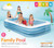 INTEX Rectangular Family Lounge Inflatable Swimming Pool for Kids & Adults