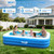 Large Inflatable Pool for Kid and Adult, 120"x70"x22" Blow Up Pool Backyard