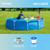 INTEX Metal Frame 10ft x 30in Round Above Ground Swimming Pool Set w/Pump
