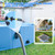 Bilibara Sprinkler Pool for Kids, 97'' Non-Slip Kids Pool, Dog Swimming Pool for Kids, Heavy Duty Dogs Splash Pad Pools for Large Dogs, Hard Plastic Kiddie Pool for Backyard