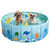 CHEERON Foldable Collapsible Large Dog Pool Puppy Bath Tub Pet Bathtub