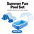 Nuwani 10 FT Inflatable Pool with Water Slide & UV Sun Canopy, 119x68x20 Inch Large Family Blow Up Pool for Kids, Adults & Pets, Heavy Duty PVC for Backyard Summer Water Party