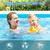 Extra Large Inflatable Pool for Adults 120"x85"x26" – Blow Up Pool with Seats & Backrest, Fits 10 Adults, Air Pump Included, Heavy Duty Above Ground Family Swimming Pool, Inflatable Pool for Backyard