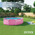 INTEX Metal Frame 10ft x 30in Round Above Ground Swimming Pool, Pink