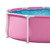 INTEX Metal Frame 10ft x 30in Round Above Ground Swimming Pool, Pink