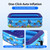 HAIKE Inflatable Pool for Adults and Kids, Family Full-Sized 3 Layer Thickened Swimming Pools, Rectangle Blow Up Pool for Backyard Garden, Kids Pool for Summer Outdoor Water Party (70.9"x51.2"x22")