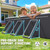 StarOcean Foldable Pool with Canopy,Non Inflatable Pool,90x50x20 in