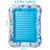 OKSUWATER Inflatable Tanning Pool Lounger, 87" x 63", Extra Large, Blue