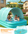 HeySplash Inflatable Pool, Swimming Pool 102" x 65"x 22" Green