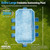 116" Foldable Pool for Kids & Adults,Blue