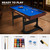 4.5FT Folding Pool Table Portable Billiard Table Set for Game Room