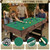 RAYKEEP 4.5FT Folding Pool Table with LED Lights, Includes Full Accessories